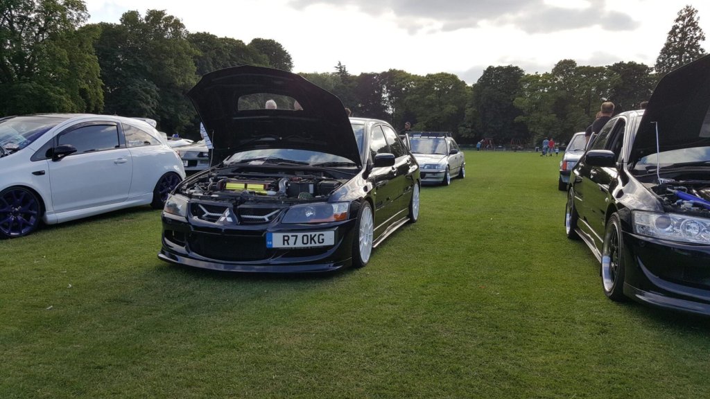 Evo VIII at Melton Mowbray Classic and Custom show